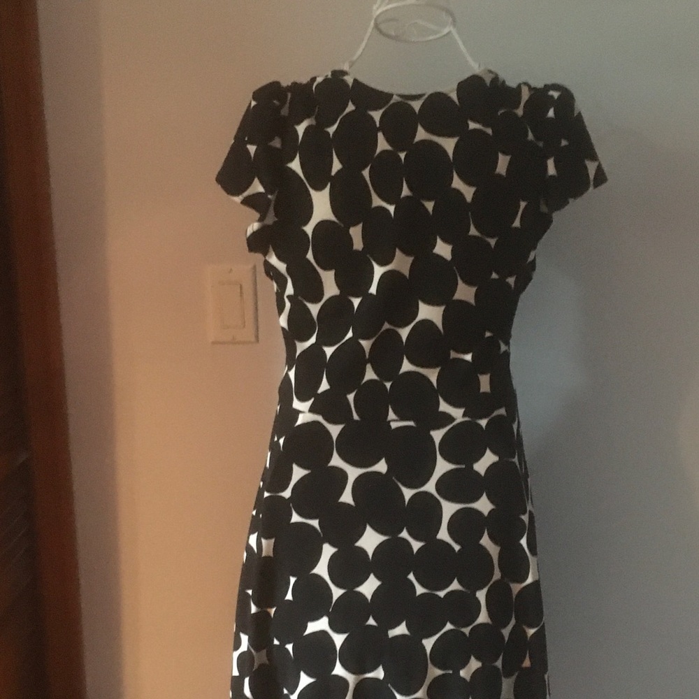 Leota Black and White Polka Dot Dress - Picture 2 of 4